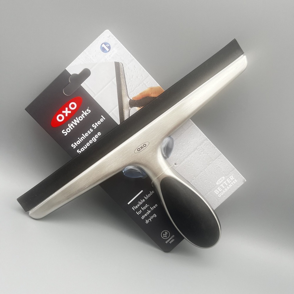 OXO SoftWorks Stainless Steel Squeegee with Suction Cup Holder 22226300